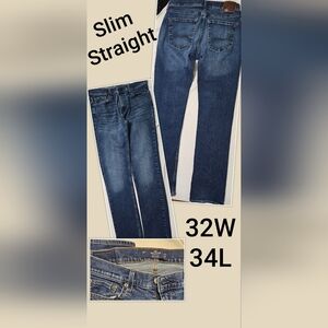 Hollister Men's Slim Straight Jeans - Blue